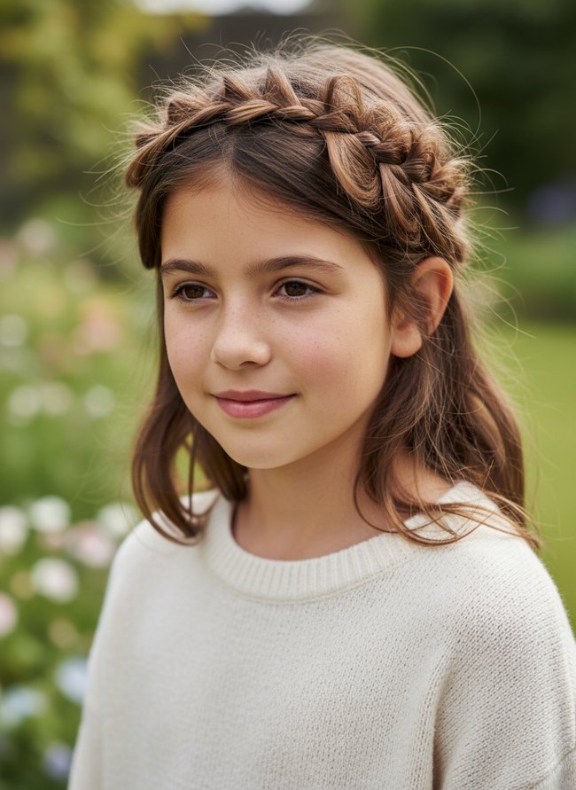 Crown Braid Detail