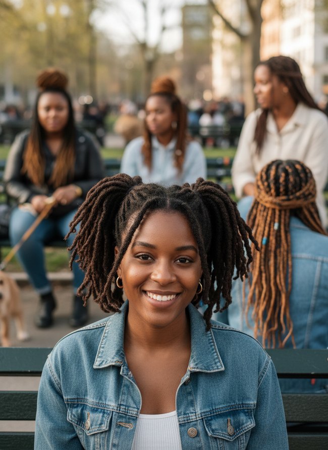 Youthful Loc Pigtails
